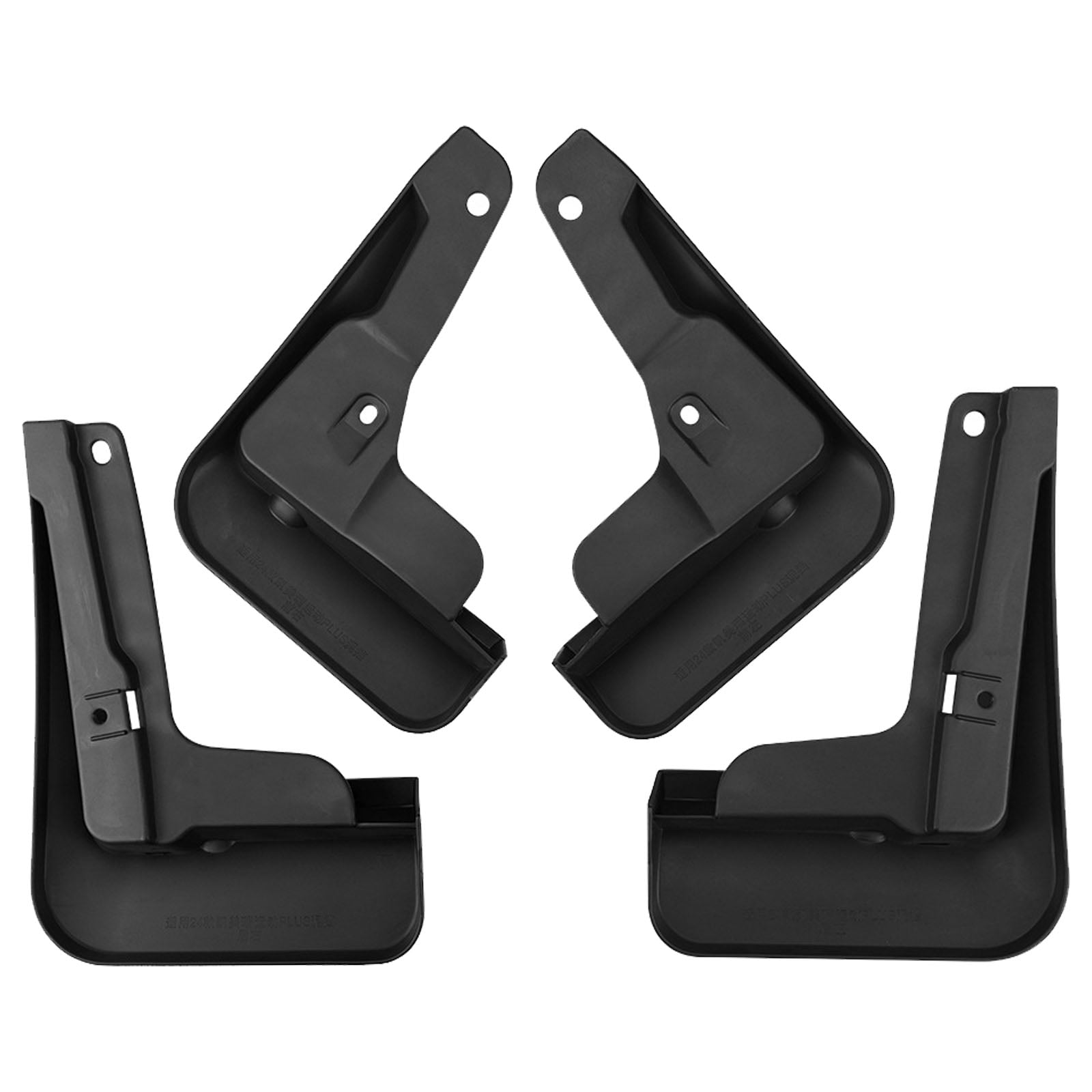 Set Of 4 Mud Flaps For Toyota Camry XSE 2024 2025 Accessories, No Drilling Mudguards For Car Tire Protector, Front And Rear Splash Guards -black