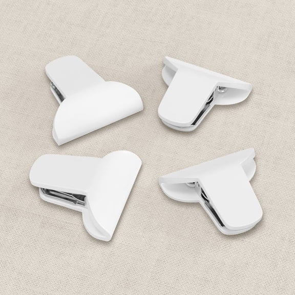 Fresh Ideas Comforter Clips for Duvet Covers, Prevent Bunching & Shifting, Padded Clips, Secure Grip, 4 Pack