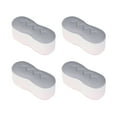 thumbnail image 1 of MultiUse Toilet Seat Pad Set Of 4 Plastic NonSlip Seat Grippers Selfadhesive Toilet Bumpers for Bathroom, 1 of 9