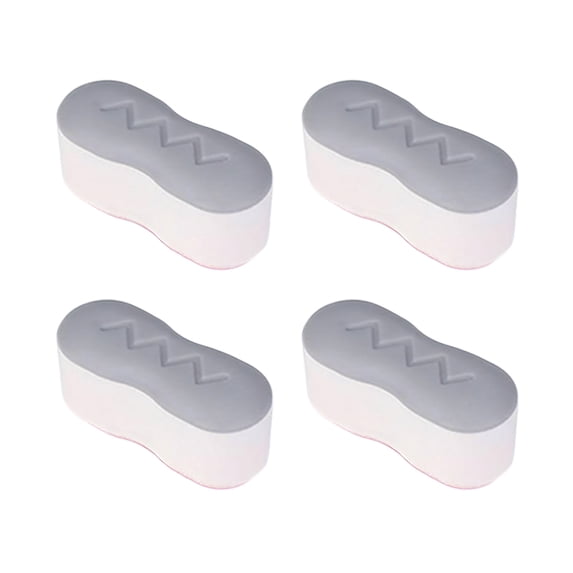 MultiUse Toilet Seat Pad Set Of 4 Plastic NonSlip Seat Grippers Selfadhesive Toilet Bumpers for Bathroom