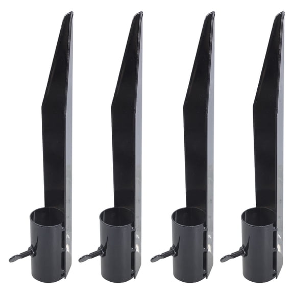 Set Of 4 Torchs Stakes Freestanding Poles Stakes Rustproof Torchs Stakes Simple Installs for Torches & Solar Lamp