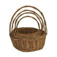 thumbnail image 1 of Set Of 4 Unpeeled Willow Baskets, 1 of 1