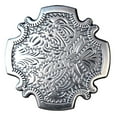 thumbnail image 1 of Set Of 4 Western Screw Back Concho Antique Silver Finish Floral Saddle, 1 of 4
