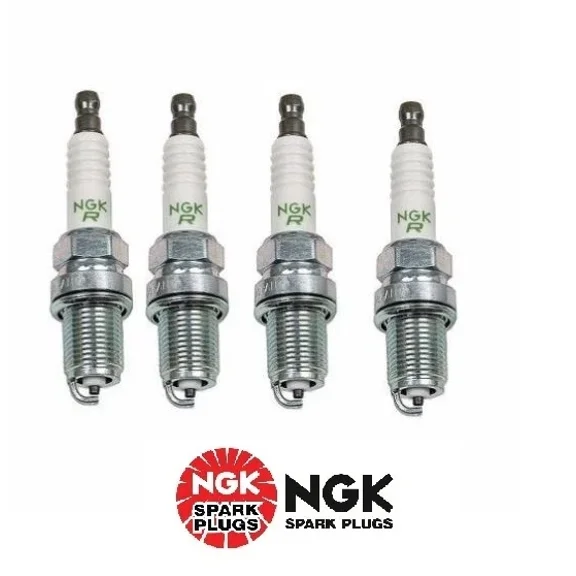 Set Of 4 for Saab 9-5 Spark Plugs NGK V Power Resistor BKR7E11
