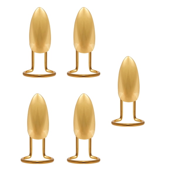 Set Of 5 Mechanical Inspired Adjustable Nails Rings for Fashion Shoots Comfortable Copper Wearable Manicures Accessory