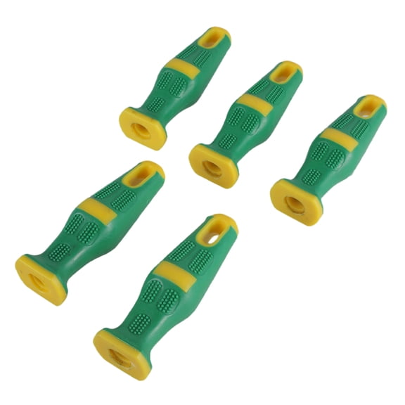 Set Of 5 Nonslip File Handle For Filing In Woodworking And Metal Crafting Projects, Enhances Control In Woodwork
