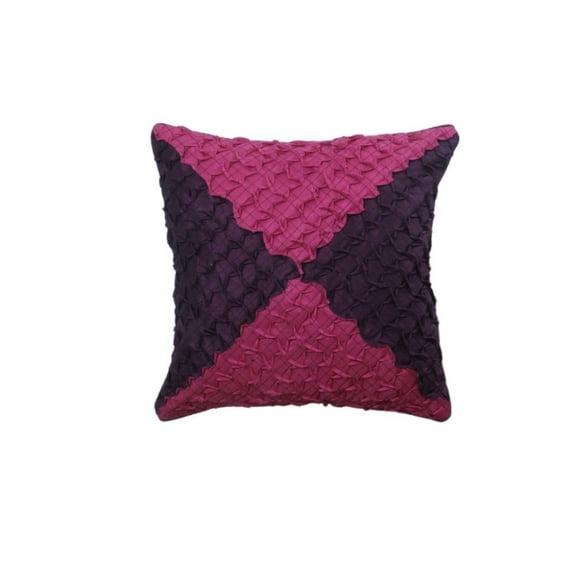 Set Of 5 Pink and Maroon Colored Cushion Cover