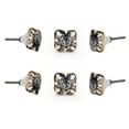 thumbnail image 1 of Set Of 6 Cadia Black Ceramic Cabinet Knobs by Perilla Home, 1 of 4