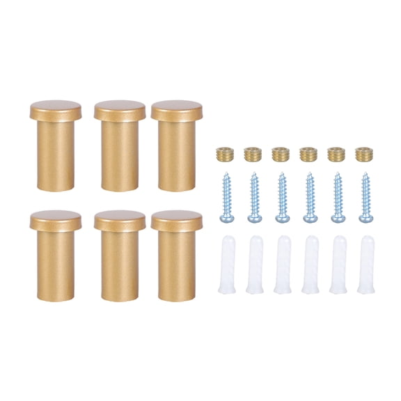Set Of 6 Convenient Wall Hooks Coat Hats Robes Hangers T Shape Wall Hooks with Strong Load Capacity for Functional Use