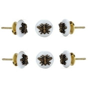 Set Of 6 Insect Ceramic Cabinet Knob by Perilla Home