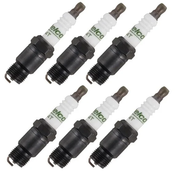 Set Of 6 Spark Plugs AcDelco For Chevy C10 C20 GMC Sprint K35 Pontiac LeMans L6
