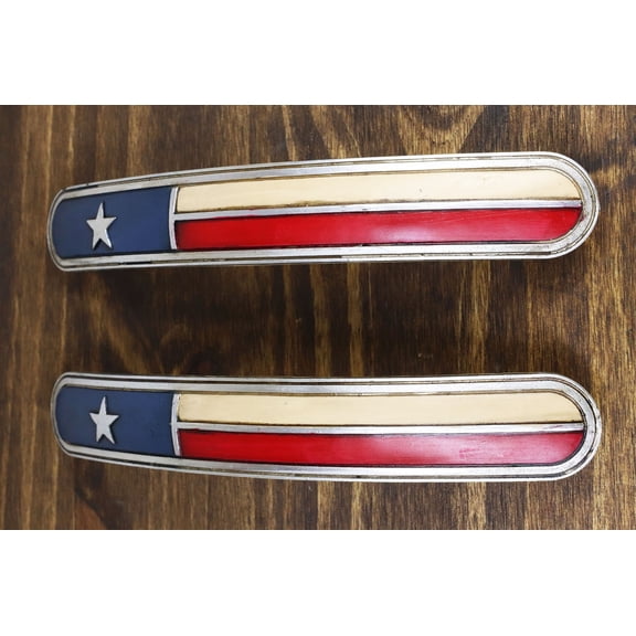 Set Of 6 Western Cowboy Texas Flag Drawer Cabinet Furniture Bar Pull Knobs