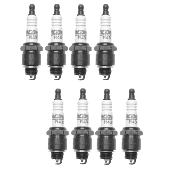 Set Of 8 Spark Plugs Pre-Gapped .035 AcDelco For Chrysler Dodge Buick Caddy V8