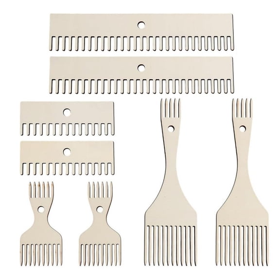 Set Of 8 Weaving Tools For Handcraft Projects And Creation
