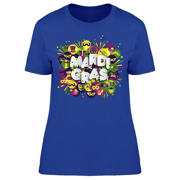 Set Of Carnival Symbols T-Shirt Women -Image by Shutterstock, Female Small