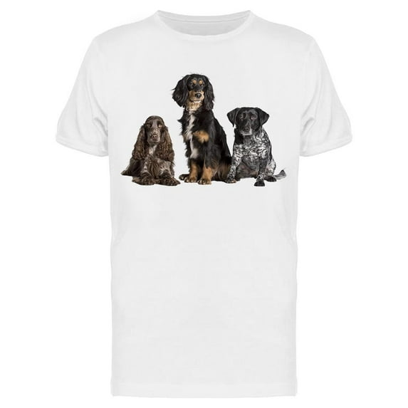 Set Of Cute Cockers T-Shirt Men -Image by Shutterstock, Male XX-Large
