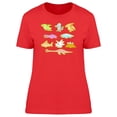 thumbnail image 1 of Set Of Cute Dinosaurs T-Shirt Women -Image by Shutterstock, Female Large, 1 of 2