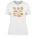 thumbnail image 1 of Set Of Cute Dinosaurs T-Shirt Women -Image by Shutterstock, Female Large, 1 of 2