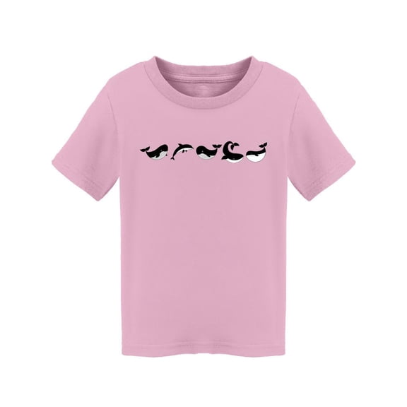 Set Of Cute Whales T-Shirt Toddler -Image by Shutterstock,  5 Toddler