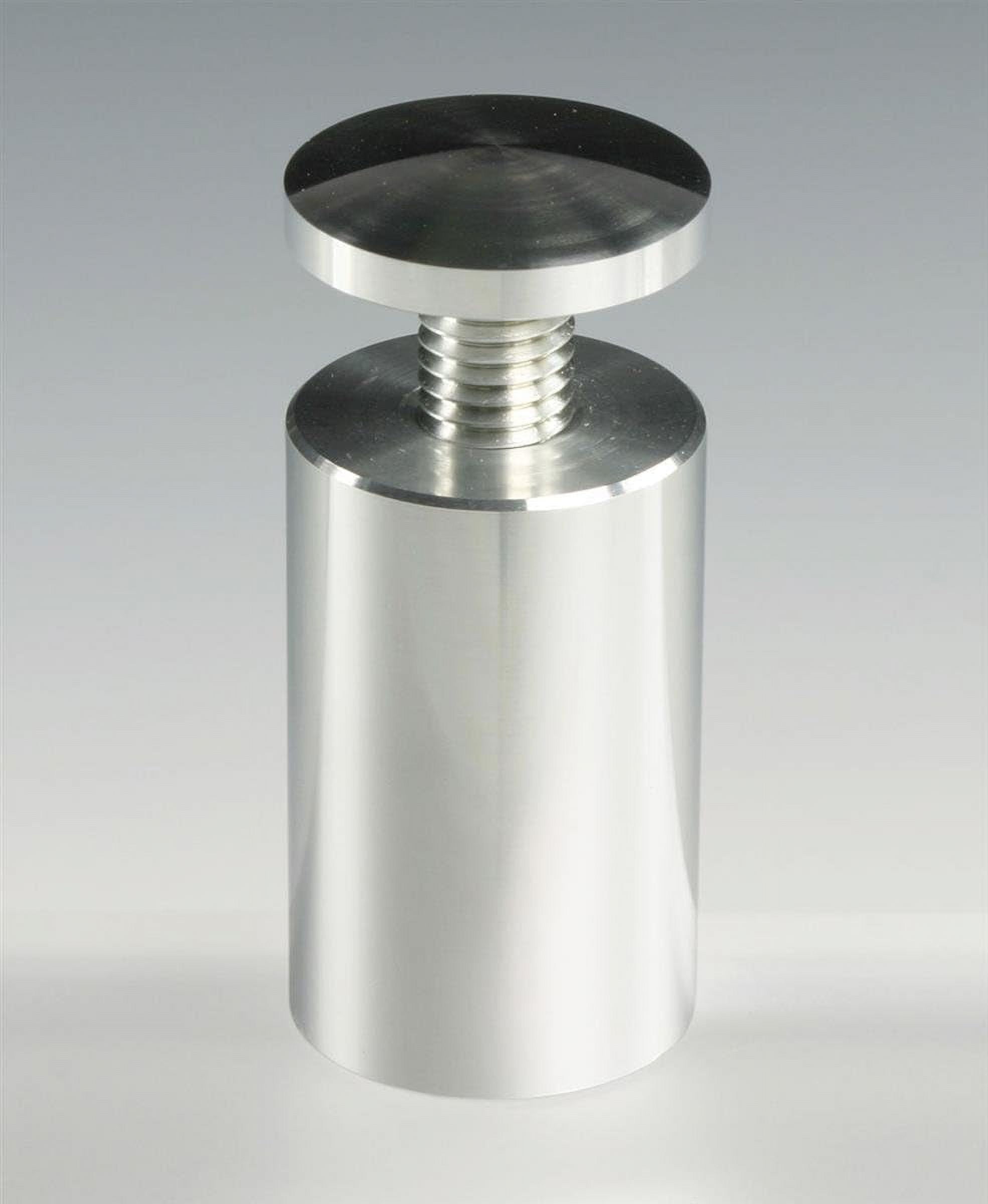 Set Of Eight 11/4 X 2 Inch, Polished Silver Aluminum Standoff Screws