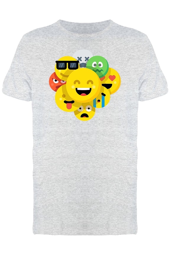 Set Of Emotion Emojis Tee Men's -Image by Shutterstock