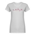 thumbnail image 1 of Set Of Flamingo Birds Shaped T-Shirt Women -Image by Shutterstock, Female Small, 1 of 2