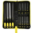 thumbnail image 1 of Set Of Flat Files And Rasps For Workshop, Diy And Carpentry, Files With Non-Slip Rubber Handle And Storage Bag (19 Pieces), 1 of 5