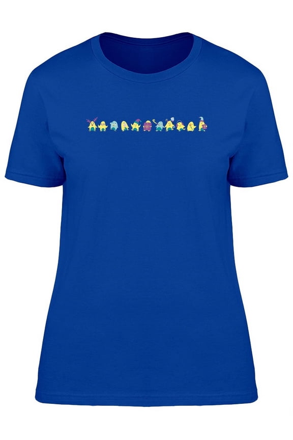 Set Of Funny Penguins T-Shirt Women -Image by Shutterstock, Female Large