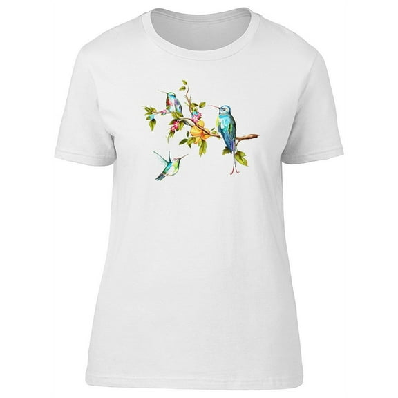 Set Of Hummingbirds T-Shirt Women -Image by Shutterstock, Female x-Large