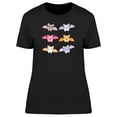 thumbnail image 1 of Set Of Kawaii Bats T-Shirt Women -Image by Shutterstock, Female XX-Large, 1 of 2