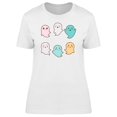 thumbnail image 1 of Set Of Kawaii Ghosts T-Shirt Women -Image by Shutterstock, Female Large, 1 of 2