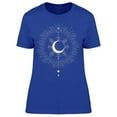thumbnail image 1 of Set Of Moon Phases Art T-Shirt Women -Image by Shutterstock, Female 3X-Large, 1 of 2