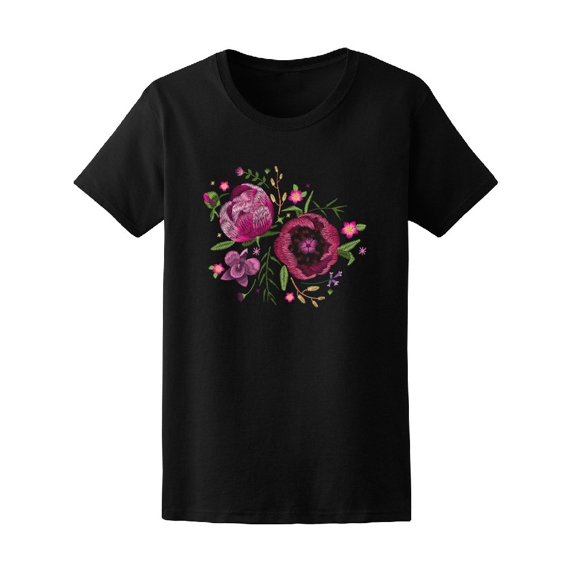 Set Of Peony Flowers Tee Women's -Image by Shutterstock