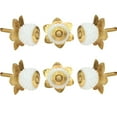 thumbnail image 1 of Set Of Six Milky Berry Glass Cabinet Knobs by Perilla Home, 1 of 9