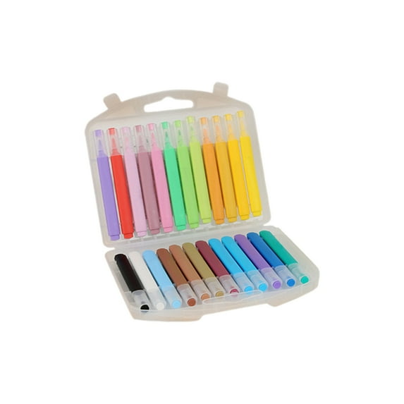 Set Of Soft Tip Watercolor Pens Artist Acrylic Markers Brightly Colored Painting Pens For Canvas Paper And Fabric 10ml