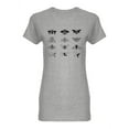 thumbnail image 1 of Set Of Stylized Bees Shaped T-Shirt Women -Image by Shutterstock, Female XX-Large, 1 of 2