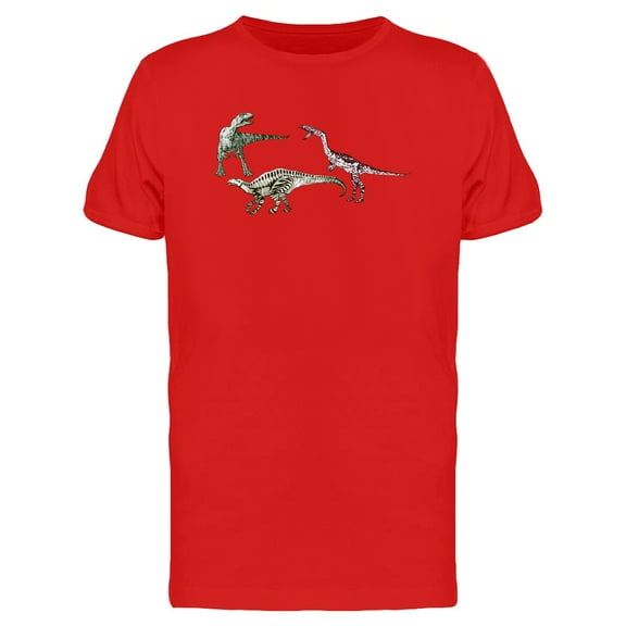 Set Of Three Dinosaurs T-Shirt Men -Image by Shutterstock, Male Medium