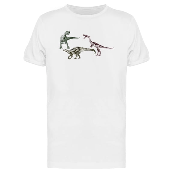 Set Of Three Dinosaurs T-Shirt Men -Image by Shutterstock, Male x-Large