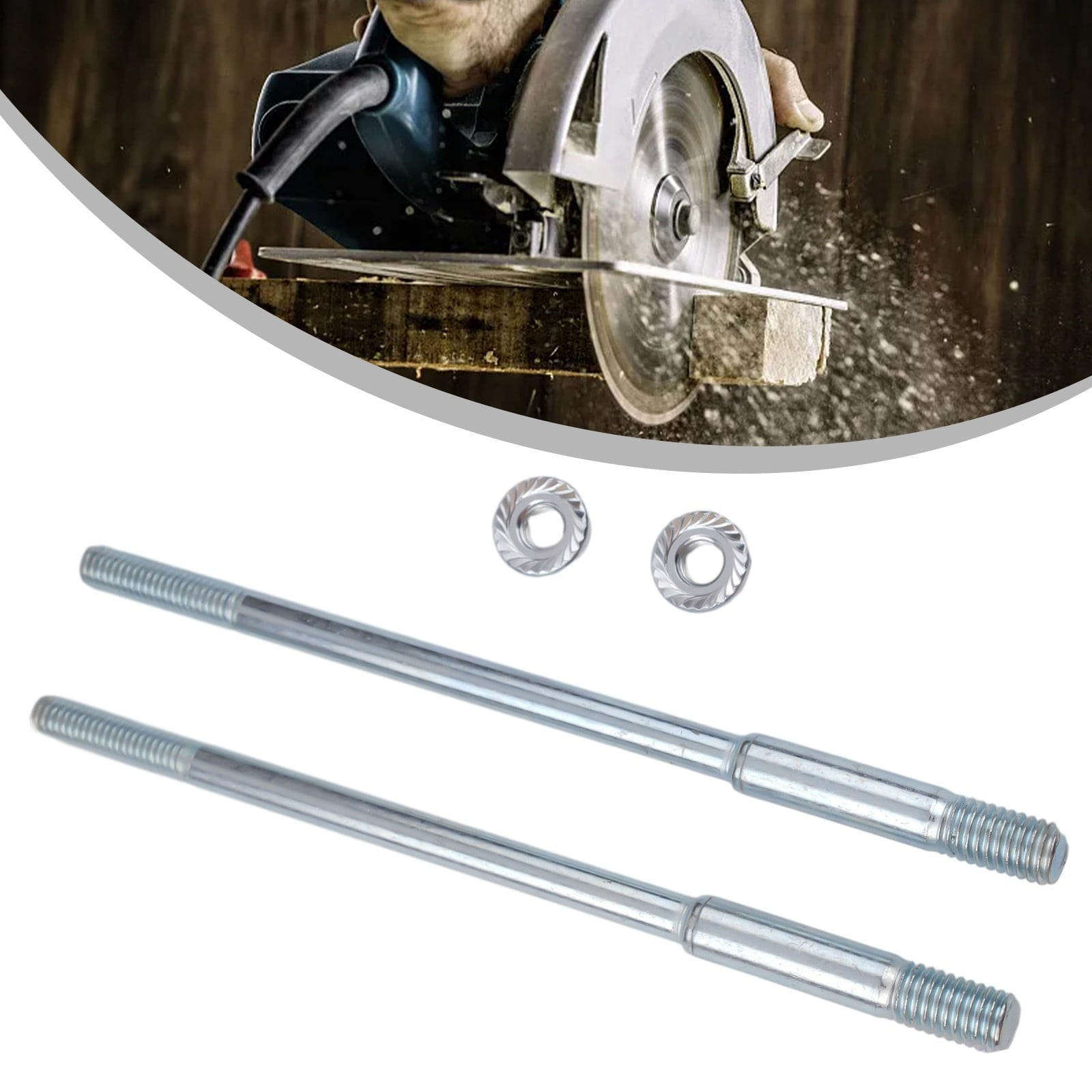 Set Of Two Carburetor Mount Bolts Studs For Honda GX240 GX270 GX340 GX390 13HP