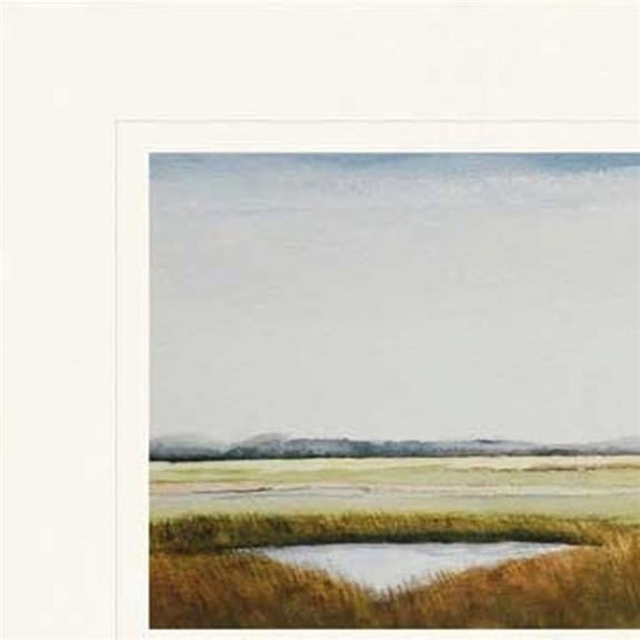 Set Of Two Marshlands II Framed Silver Framed Print Wall Art
