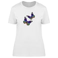 thumbnail image 1 of Set Of Two Rainbow Butterflies  T-Shirt Women -Image by Shutterstock, Female Medium, 1 of 2