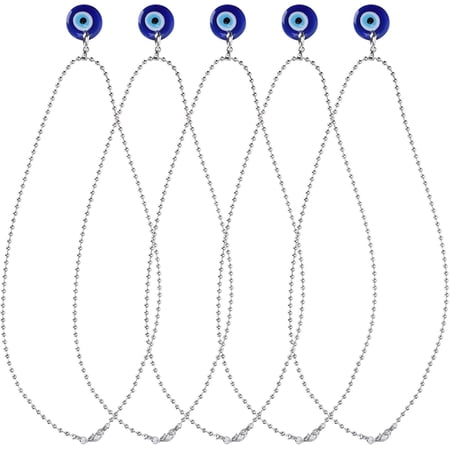 Set Quality of 5 Evil Eye Necklace, Turkish Blue Eye Necklace, Lucky Necklace, Jewelry Gifts for Women Men[m223]