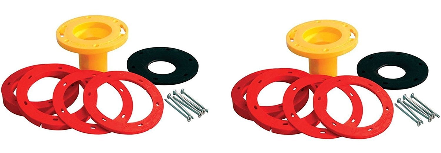 SetRite Toilet Flange Extender Kit Adjustable from 1/4 " 1 5/8" 2