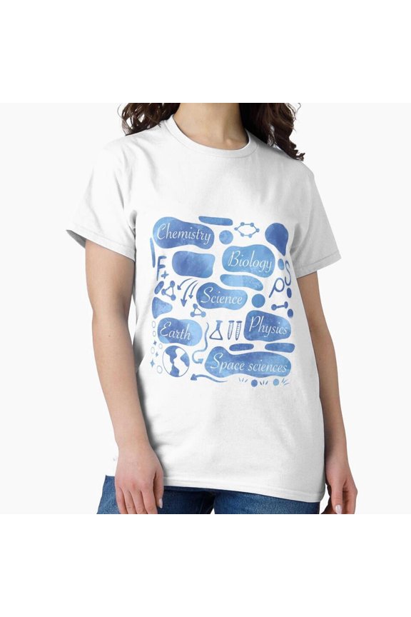 Set Science Blue Chemistry Biology Physics T-Shirt