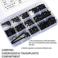 thumbnail image 1 of Set Screws Assortment Kit, 400 Pcs M3/M4/M5/M6/M8 Allen Head Hex Socket Grub Scr, 1 of 4