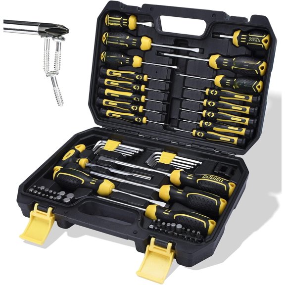 Set Slotted/Phillips/Torx 108- Stubby  Mini Precision  Bits Set Hex Key Set Magnetizer Tool Kit for Repair Craft