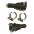 thumbnail image 1 of Set of TWO UPGRADED 800-404 Stronger than OEM Heater Core Coolant Hose Quick Disconnect Connector w/Clamp FITS: 3/4" Tube and 5/8" Heater Hose. FITS: Many 1986-2011 Ford Trucks SUVs Vans E69Z18D435B, 1 of 3