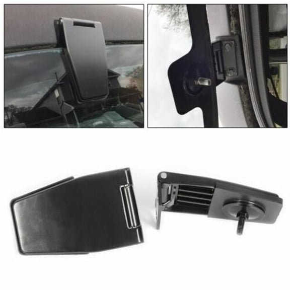 Set Tailgate Glass Hinge for Jeep Wrangler, Stainless Glass Hinges, YJ TJ 87-06, 926-119, 5013722AA
