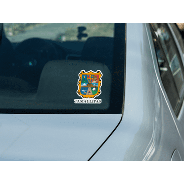 Set Tamaulipas Mexico Coat of Arms State Emblem Escudo de Armas Decals Stickers Full Color/Weather Proof