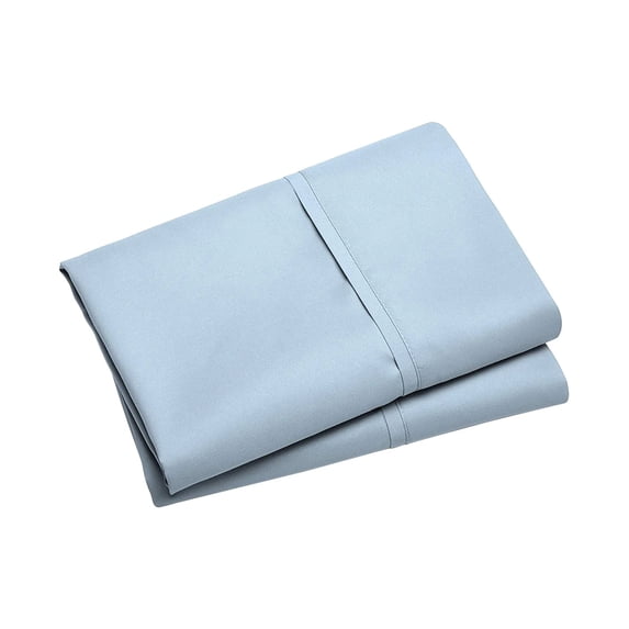 Set Of Two Extra-large Pillowcases Ultra-soft Brushed Microfiber Pillowcases With Envelope Closure 20x36 Inches Cool And Breathable Bedding Set Quality Pillow Cover Light Blue